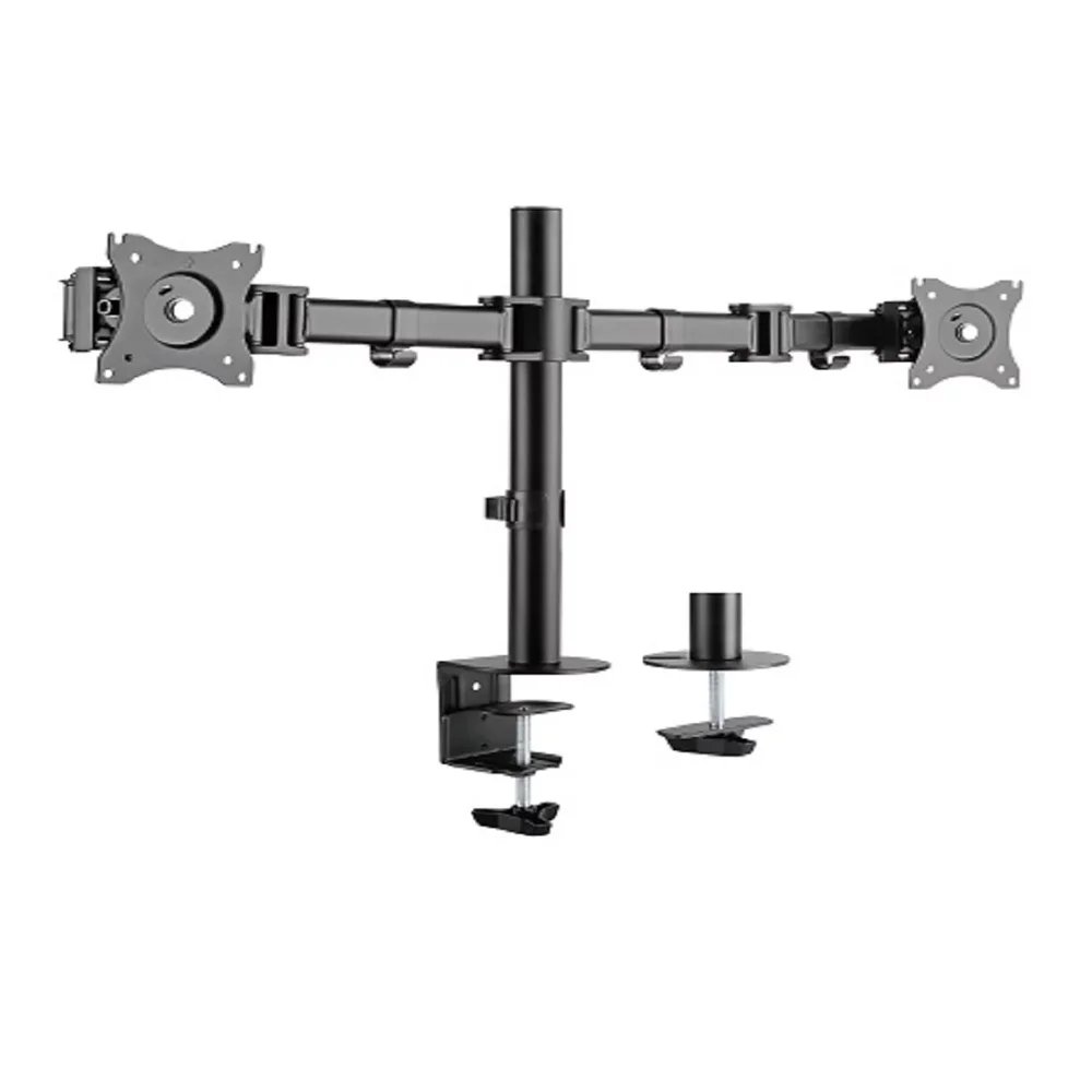 Dual-Monitor Steel Articulating Monitor Mount